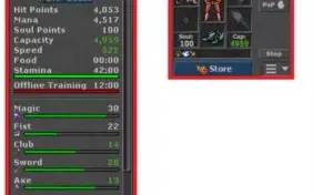 Conta Tibia - RP Level 400 - NON/OPTIONAL PVP (SECURA)