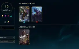 Conta season passada diamante lol
