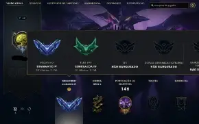 Conta season passada diamante lol