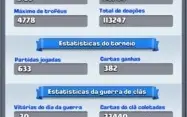 Conta CLASH ROYALE nivel 13, desafiante 3 ! 2k de gemas