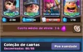 Conta CLASH ROYALE nivel 13, desafiante 3 ! 2k de gemas