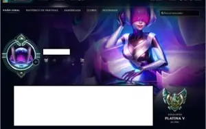 Conta lol plat V
