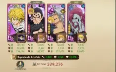 Conta The Seven Deadly Sins Grand Cross - Meta