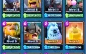 Clash royale liga 1 todas as cartas