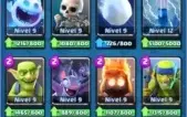Clash royale liga 1 todas as cartas