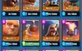 Clash royale liga 1 todas as cartas