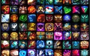 Conta75 skins,Todos os champs,88 icones e 3 paginas de runa