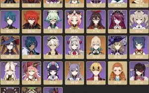 CONTA GENSHIN AR56 8 LENDÁRIOS ⭐ e 6 ARMAS 5 ⭐HUTAO SHOGUN +