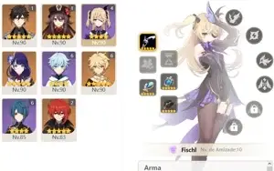 CONTA GENSHIN AR56 8 LENDÁRIOS ⭐ e 6 ARMAS 5 ⭐HUTAO SHOGUN +