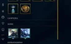 Conta League of Legends Full Acesso - 134 Champs e 113 Skins