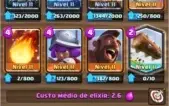 Conta Clash Royale XP 12 Arena 12 Liga 1