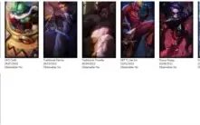 Vendo Conta UNICA COM SKIN DO WW URF,RAMUS REI e OUTRAS