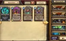 Conta Hearthstone, Muitas cartas lendarias e fundos antigos