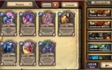 Conta Hearthstone, Muitas cartas lendarias e fundos antigos