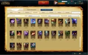 Conta prata V 64 Champions 12 SKINS