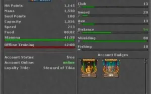 Elder druid 150 ml 70 na barra + rp 102 skill 90 na barra