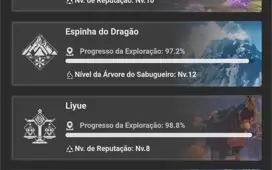 CONTA GENSHIN [AR 57] 14 CINCO ESTRELAS+ TODOS O 4 ESTRELAS
