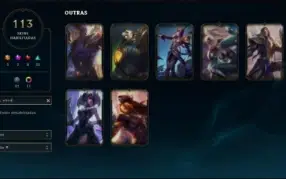Conta 2012 com itens e skin raras (vitoriosas) 75%