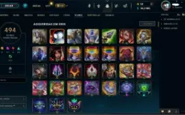 Conta league of legends para pessoas exigentes faker skin