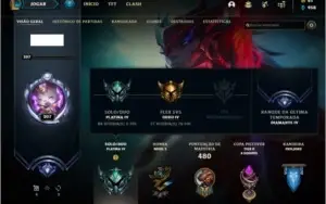Conta Platina com Twtich medieval + Warwick Cinzento