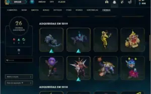 Conta Platina com Twtich medieval + Warwick Cinzento