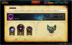CONTAS DE LEAGUE OF LEGENDS 54 CHAMPS - 3 SKINS PLATINA V