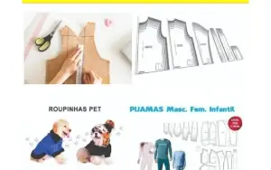 370 Modelagem Roupas Infantil Masc Fem Pet Sem Frete