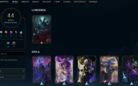 Conta League of Legends Full Acesso - 101 Champs e 44 Skins