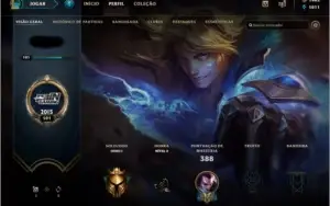 Conta LOL Ouro 1 (Já foi diamond) + 139 Champions + 92 Skins