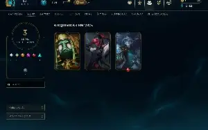 Conta LOL Esmeralda Diana benção INVERNO