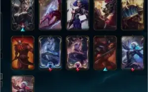 Conta league of legens varias skins boas c\ bordas D2