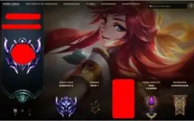 Conta league of legens varias skins boas c\ bordas D2