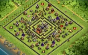Conta clash of clans cv10 herois 35/30 + troca nome