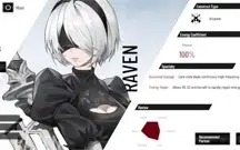 Punishing gray raven, colab nier automata(noth america) 2B