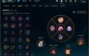 Conta League of Legends + 600 skins