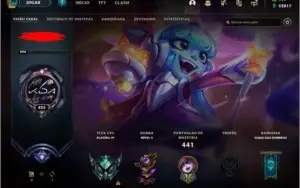 Conta League of Legends + 600 skins