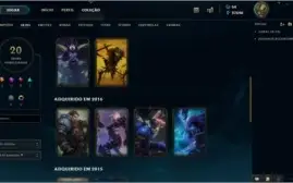 Conta GOLD 4, Skins Vitoriosas, Muitos Espólios e EA