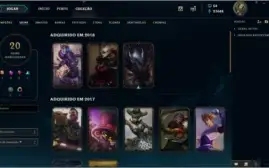 Conta GOLD 4, Skins Vitoriosas, Muitos Espólios e EA
