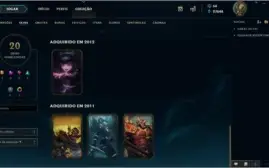 Conta GOLD 4, Skins Vitoriosas, Muitos Espólios e EA
