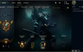 Conta GOLD 4, Skins Vitoriosas, Muitos Espólios e EA