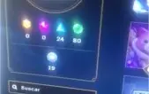 Conta com 226 skins ,168 icones e 20 emotes e todos campeões
