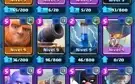conta clasy royale  Nível 13, 344943 Mil Gold e 1915 Gemas