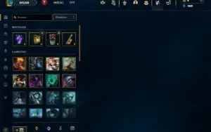 Platina 3 com 22 Champs e 4 Skins + 28 Espolios