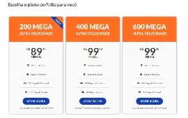 Site profissional para provedor de internet