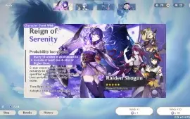 ar56 - genshin impact - 10 personagens 5* - 5 armas 5*