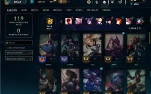 Ferro 2 com 55 Champs e 14 Skins
