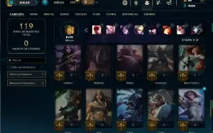 Ferro 2 com 55 Champs e 14 Skins