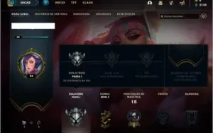 Conta prata 1 com 3 skins e 26 champs