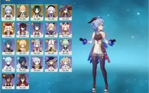 ✨CONTA GENSHIN IMPACT AR 51 - XIAO GANYU MONA KLEE JEAN E+⭐✨