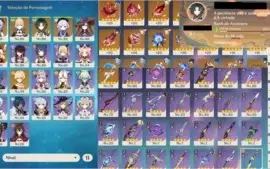 ✨CONTA GENSHIN IMPACT AR 51 - XIAO GANYU MONA KLEE JEAN E+⭐✨